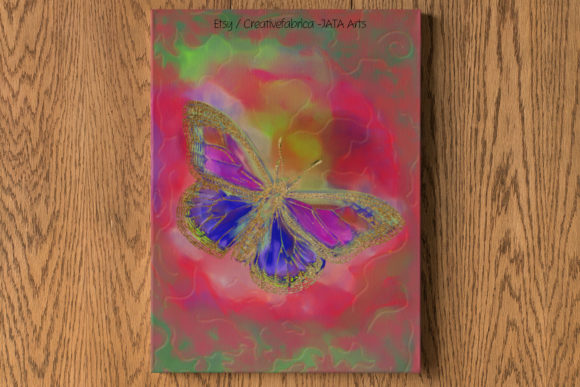 Download Butterfly Artwork in A3 &amp; A4 JPG Format - Art Collection