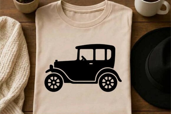 Download Vintage Car Clipart Vector Silhouette - Art Collection