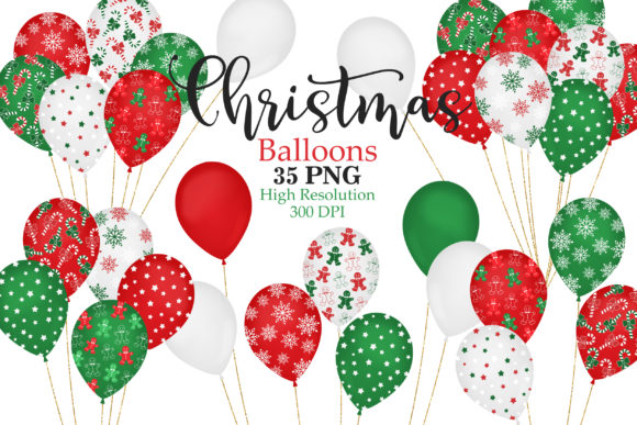Download Christmas Balloons Clip Art - Art Collection