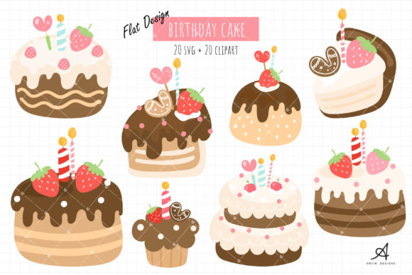 Download Birthday Cake SVG, Cake Clipart - Art Collection