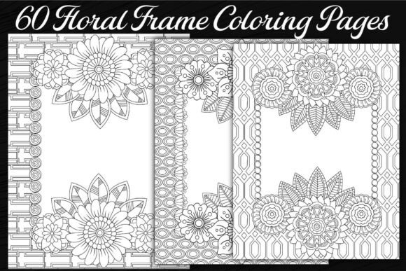 Download Floral Frame Coloring Pages - Floral Collection