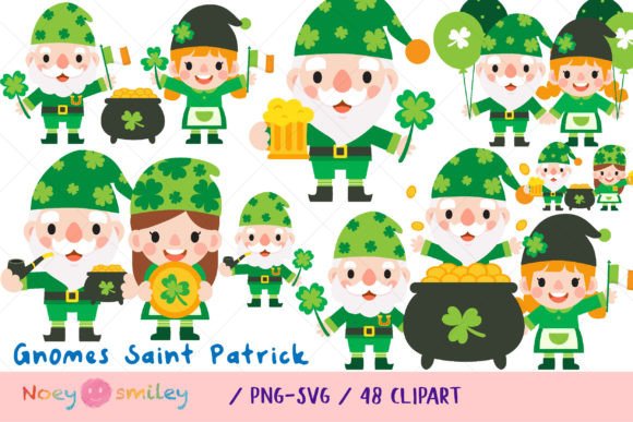Download Gnomes Saint Patrick's Day Clipart - Art Collection