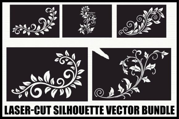 Download Floral Laser-Cut Swirl Bundle - Floral Collection
