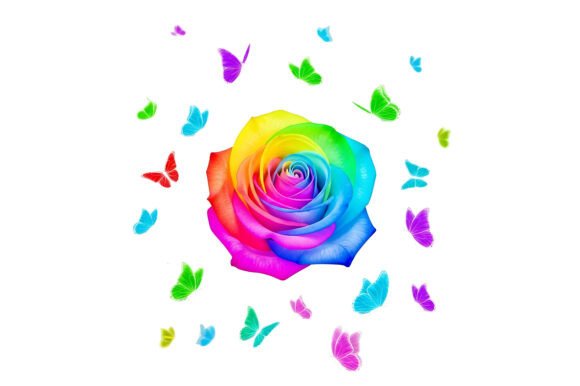 Download Colorful Butterfly Artwork - Art Collection