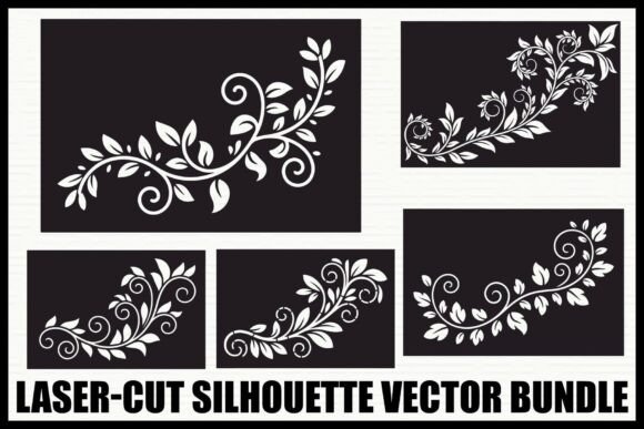 Download Floral Laser-Cut Swirl Bundle - Floral Collection