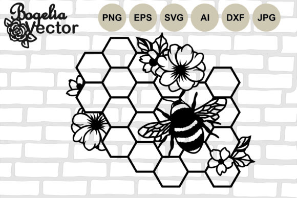 Download Floral Bee Honey - Floral Collection