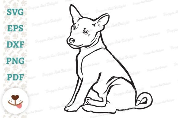 Download Sitting Basenji Puppy Svg Dxf Cut Files - Dxf cut files Collection