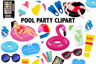 Download Pool Party Clipart - Art Collection