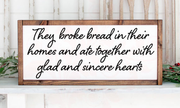 Download They Broke Bread in Their Homes and Ate Together with Glad and Sincere Hearts<br />&nbsp; - Art Collection