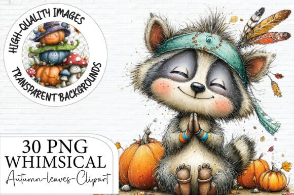 Download Whimsical Autumn Leaves Clipart - Art Collection