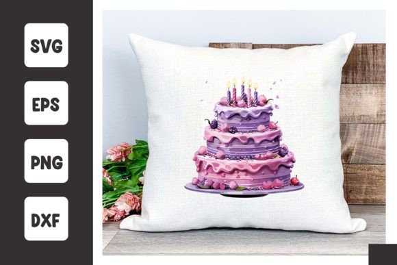 Download Birthday Cake SVG, Birthday Cake Clipart - Art Collection