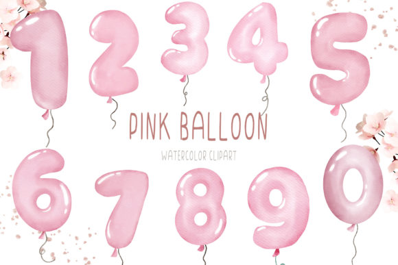 Download Watercolor Pink Balloon Clipart PNG - Art Collection