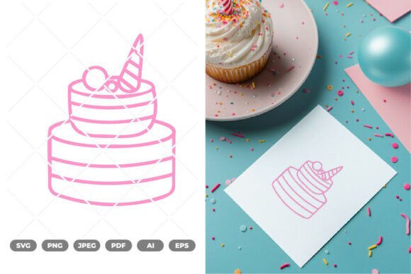 Download Birthday Cake SVG &amp; Clipart - Art Collection