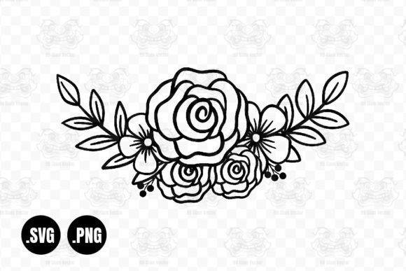 Download FLOWERS Roses Bouquets Svg, Floral Svg - Floral Collection