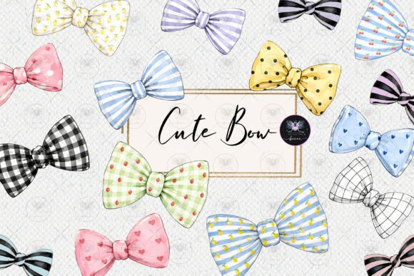 Download Cute Bow Clipart Watercolor - Art Collection