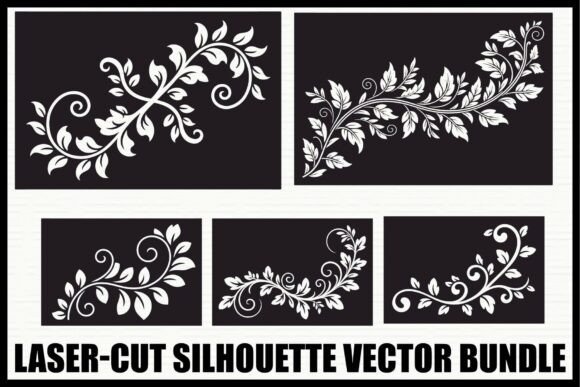 Download Floral Laser-Cut Swirl Bundle - Floral Collection