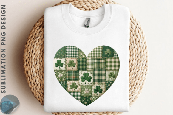 Download Patchwork Saint Patrick S Day Heart PNG - Art Collection