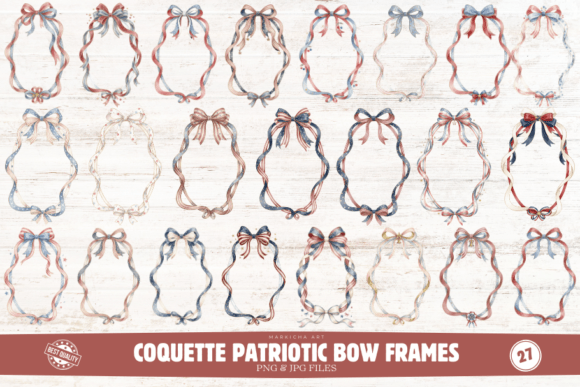 Download Coquette Patriotic Frames Clipart - Art Collection