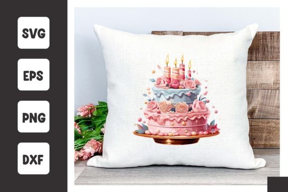 Download Birthday Cake SVG, Birthday Cake Clipart - Art Collection