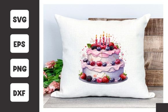 Download Birthday Cake SVG, Birthday Cake Clipart - Art Collection