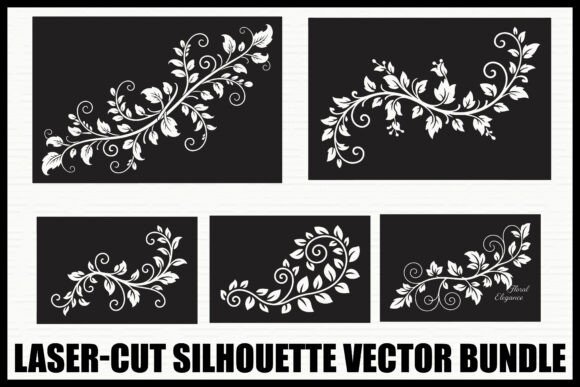 Download Elegant Floral Laser Cut Bundle - Floral Collection
