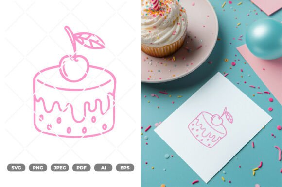 Download Birthday Cake SVG &amp; Clipart - Art Collection