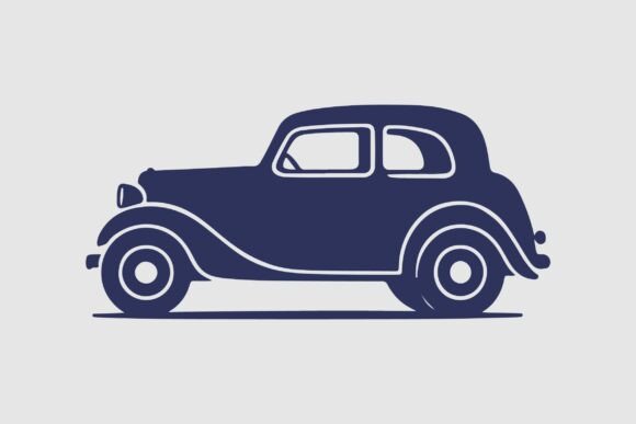 Download Free Vintage Car Clipart Silhouette - Art Collection