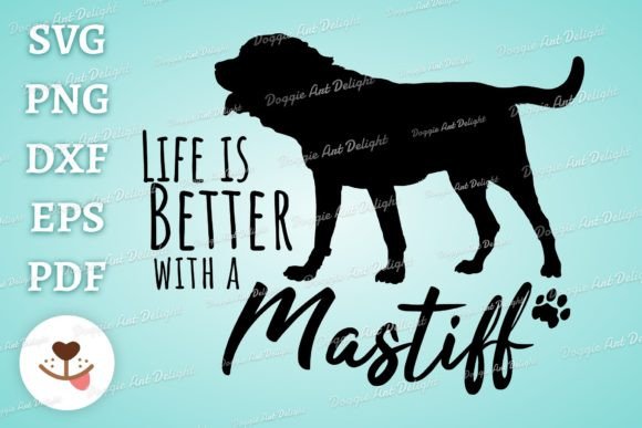Download Mastiff Dog Lover Svg Png Dxf Cut Files - Dxf cut files Collection
