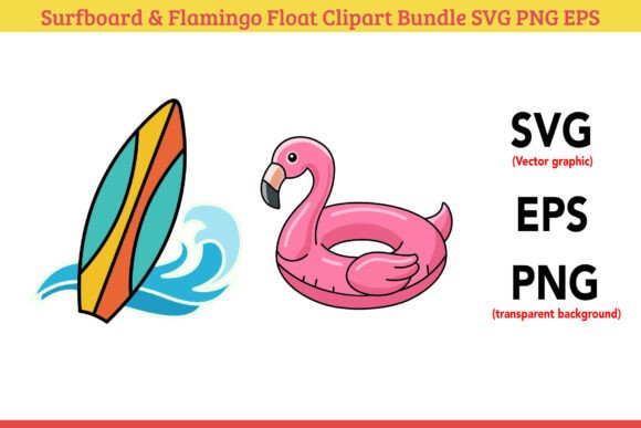 Download Summer Vacation &amp; Pool Party Vector Set - Art Collection
