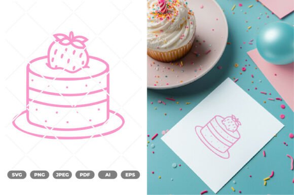 Download Birthday Cake SVG &amp; Clipart - Art Collection