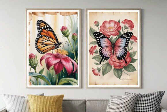 Download Soft Pastel Butterfly Artwork Journal - Art Collection