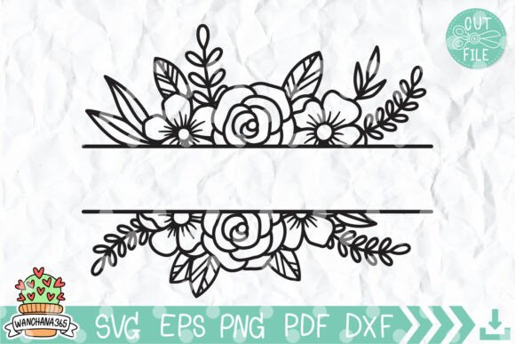 Download Floral Split SVG - Floral Collection