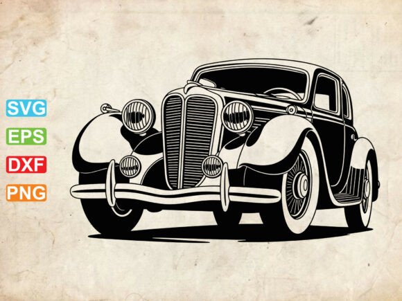 Download Classic Car SVG,Classic Vehicles Clipart - Art Collection