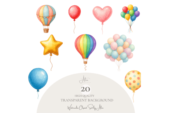 Download Balloon Clipart Set - Art Collection