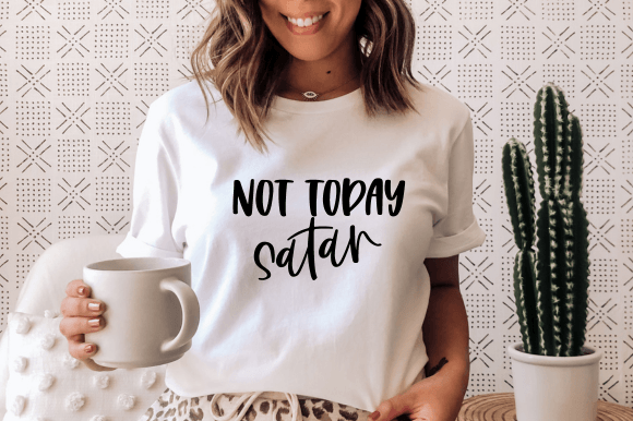 Download Not Today Satan SVG, Bible Svg, Dxf - Not today satan svg Collection
