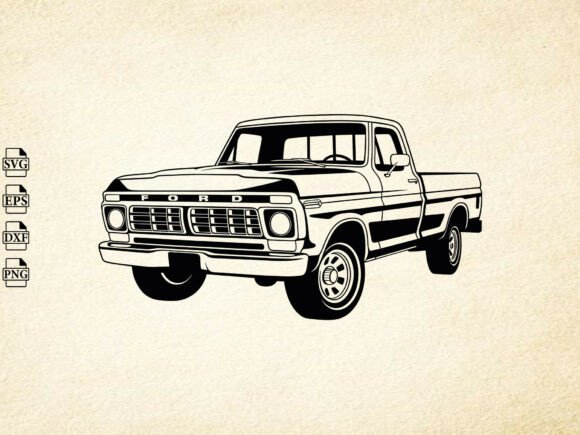 Download Vintage Truck SVG, Truck Clip Art Svg - Art Collection