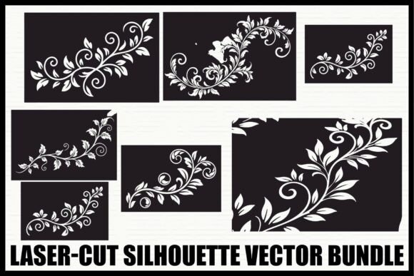 Download Floral Laser-Cut Swirl Bundle - Floral Collection
