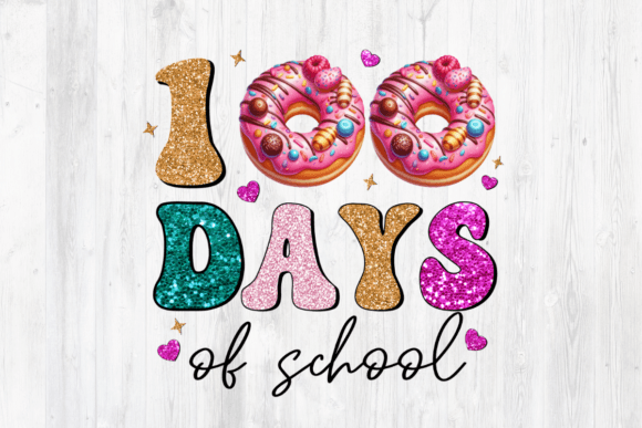 Download 100 Days of School Donut Clipart PNG - Art Collection