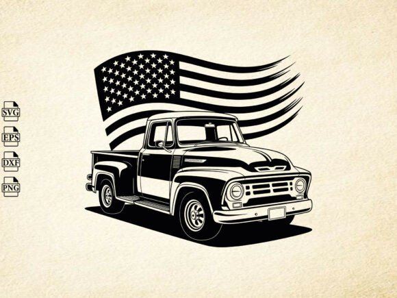 Download Vintage Truck SVG, Truck Clip Art Svg - Art Collection