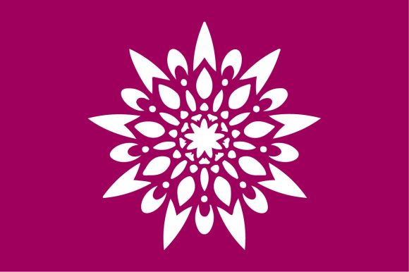 Download Mandala Stencil Floral Sketch Design - Floral Collection