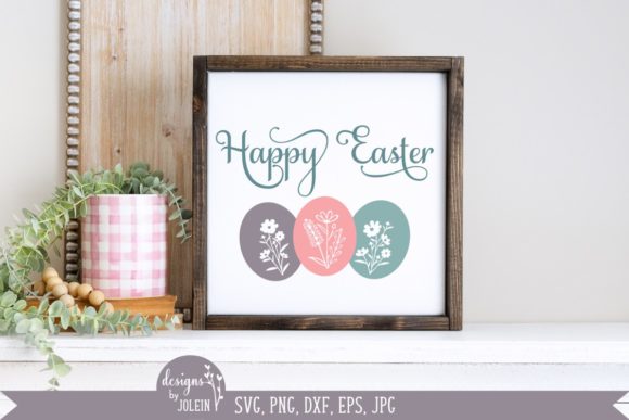 Download Happy Easter Floral Eggs - Floral Collection