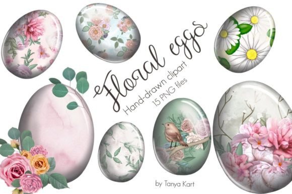 Download Floral Eggs Clipart - Art Collection