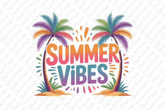 Download Summer Vibes Clipart PNG Sublimation - Art Collection