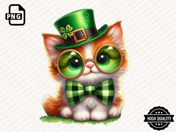 Download Leprechaun Cat St.Patrick's Clipart PNG - Art Collection