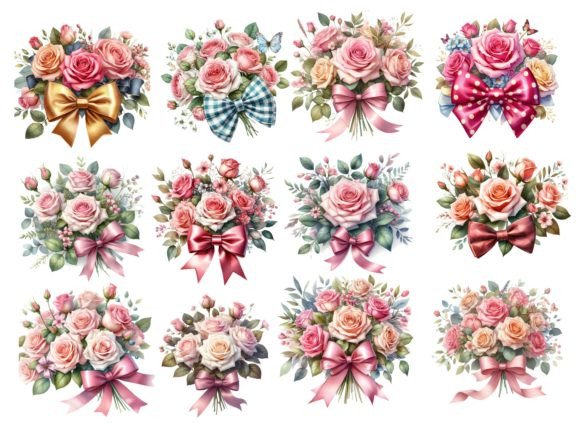 Download Rose Bouquet Clipart - Premium Resources