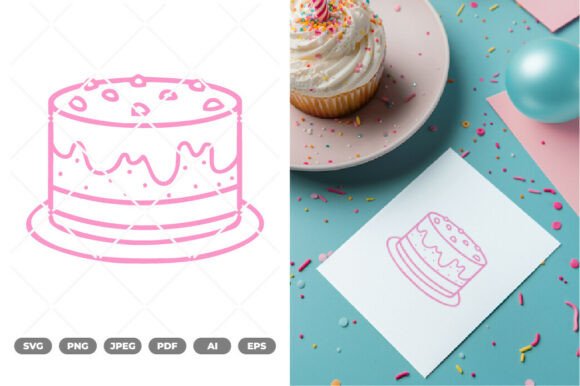 Download Birthday Cake SVG &amp; Clipart - Art Collection
