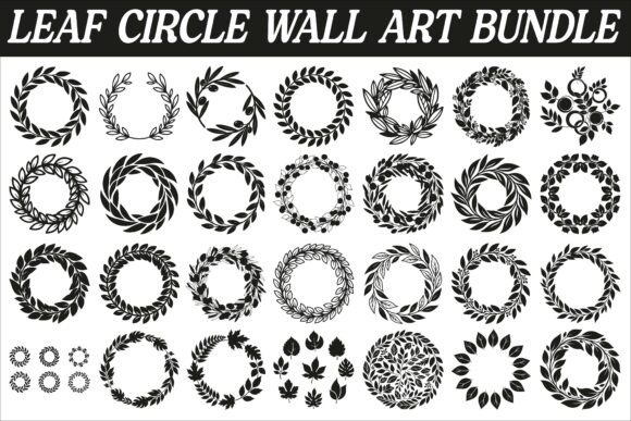 Download Minimal Leaf Circle Wall Art Design - Art Collection